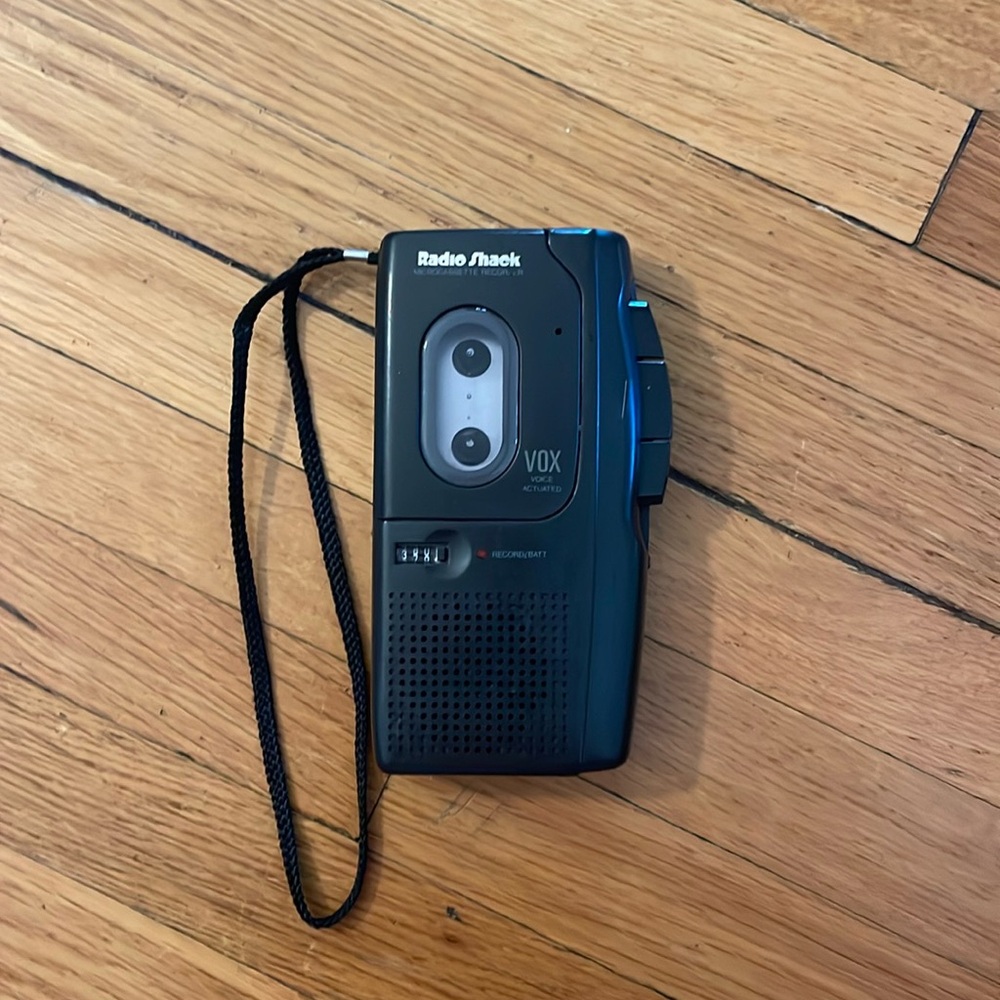 Radio shack microcassette recorder